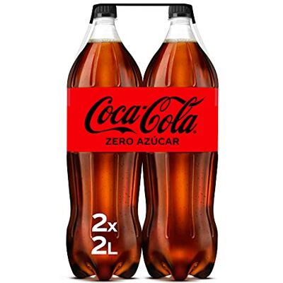 Coca-Cola Refresco de Cola Coca Cola Zero Pack 2 Botellas 2 l Coca-Cola Refresco de Cola Coca Cola Zero Pack 2 Botellas 2 l