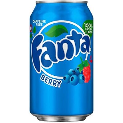 Fanta Berry Soft Drinks, 12 fl oz/355 ml, Pack of 24 Fanta Berry Soft Drinks, 12 fl oz/355 ml, Pack of 24