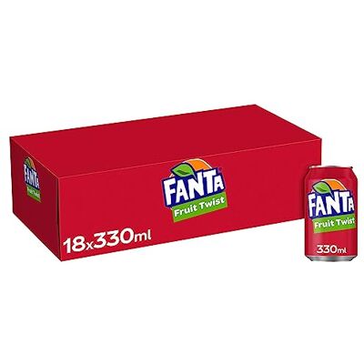 Fanta Fruit Twist 18 x 330ml, 5.94 l (Pack of 1), () Fanta Fruit Twist 18 x 330ml, 5.94 l (Pack of 1), ()