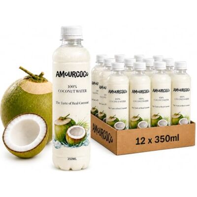 Amour Coco AmourCoco Coconut Water Multipack, 12 x 350ml 100% Natural Single Ingredient, No Added Sugar Naturally Hydrating with Electrolytes and Potassium Vegan, Gluten Free and Dairy Free Amour Coco AmourCoco Coconut Water Multipack, 12 x 350ml 100% Natural Single Ingredient, No Added Sugar Naturally Hydrating with Electrolytes and Potassium Vegan, Gluten Free and Dairy Free