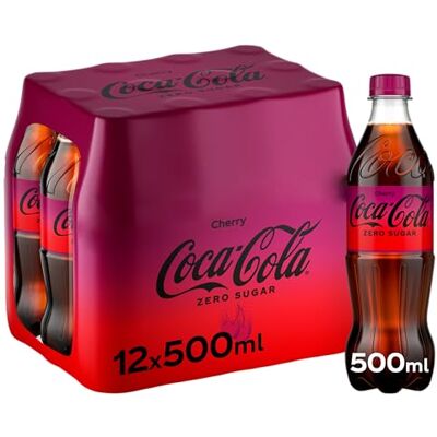 Coca-Cola Zero Coke Zero Cherry 12x500 ml Coca-Cola Zero Coke Zero Cherry 12x500 ml