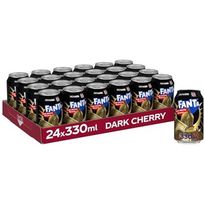Fanta Dark Cherry 24 x 330ml Cans Fanta Dark Cherry 24 x 330ml Cans