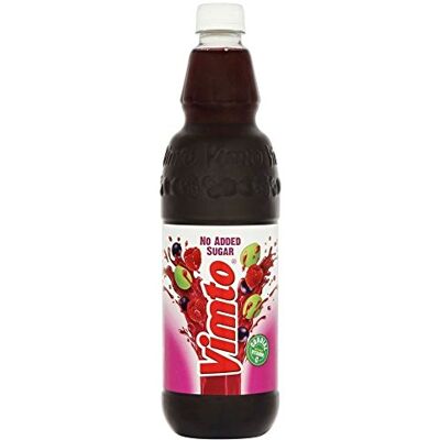 Vimto Original Fruit Juice Cordial No Added Sugar (1L) Pack of 6 Vimto Original Fruit Juice Cordial No Added Sugar (1L) Pack of 6