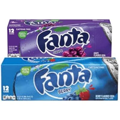 Fanta Grape and Berry Flavoured Soda 355ml (12 cans Each) Fanta Grape and Berry Flavoured Soda 355ml (12 cans Each)