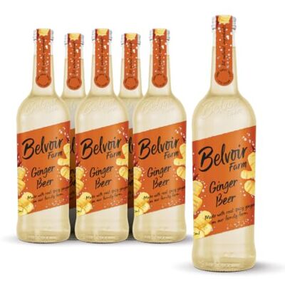BELVOIR FRUIT FARMS Belvoir Farm Ginger Beer 750ml (Pack of 6) BELVOIR FRUIT FARMS Belvoir Farm Ginger Beer 750ml (Pack of 6)
