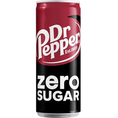 Dr Pepper Dr. Pepper Zero cans 24 x 0,33 Liter Sugar Free Dr Pepper Dr. Pepper Zero cans 24 x 0,33 Liter Sugar Free