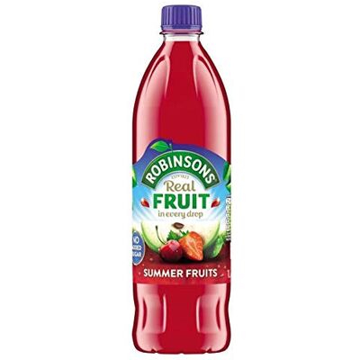 Robinsons Summer Fruits Squash with No Added Sugar (1L) Pack of 2 Robinsons Summer Fruits Squash with No Added Sugar (1L) Pack of 2