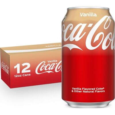Coca-Cola Coca Cola Vanilla 12 Pack Of 355Ml Cans Coca-Cola Coca Cola Vanilla 12 Pack Of 355Ml Cans