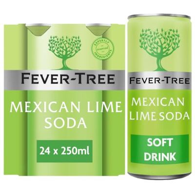 FEVER-TREE Sparkling Mexican Lime Soft Drink 24x250ml FEVER-TREE Sparkling Mexican Lime Soft Drink 24x250ml