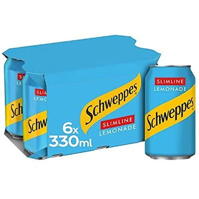 Schweppes DIET Nation's Favourite Lemonade 6 x 330 ml – Carbonated Soft Drink with Lemon Flavour and Sweeteners Schweppes DIET Nation's Favourite Lemonade 6 x 330 ml – Carbonated Soft Drink with Lemon Flavour and Sweeteners