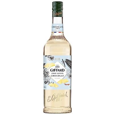 Giffard White Chocolate Syrup French Cocktail Sirop, 1L, Alcohol-Free Giffard White Chocolate Syrup French Cocktail Sirop, 1L, Alcohol-Free
