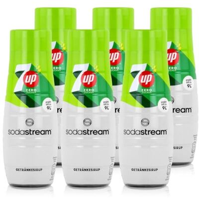 sodastream 7UP Free Syrup 6X 440ml sodastream 7UP Free Syrup 6X 440ml