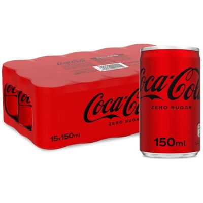 Coca-Cola Zero 15 x 150ml Can Coca-Cola Zero 15 x 150ml Can
