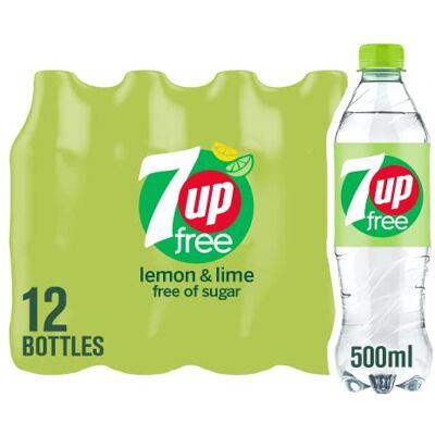 7UP Free Lemon & Lime Flavoured Fizzy Drink Sugar-Free 12 x 500 ml 7UP Free Lemon & Lime Flavoured Fizzy Drink Sugar-Free 12 x 500 ml