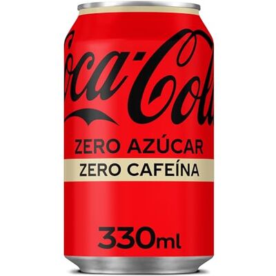 Coca-Cola Coca Cola Zero Zero Caffeine-Free Soft Drink Without Sugar, 33 Cl Coca-Cola Coca Cola Zero Zero Caffeine-Free Soft Drink Without Sugar, 33 Cl