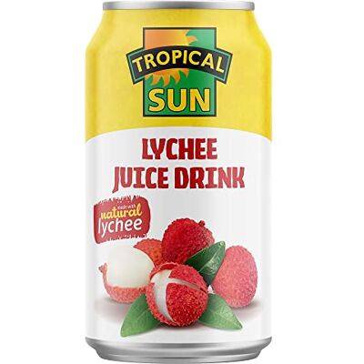 Sun Lychee Juice Drink Made with Natural Lychee, 310ml (Pack of 12) Sun Lychee Juice Drink Made with Natural Lychee, 310ml (Pack of 12)