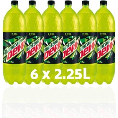 Bllu Eye Mountain Dew 6 pack of 2.25L bottles Bold Lemon-Lime Flavour– Yellow-Lime-Coloured Attractive Packaging –Great for Chilling Parties, Birthdays, & Celebrations Bllu Eye Mountain Dew 6 pack of 2.25L bottles Bold Lemon-Lime Flavour– Yellow-Lime-Coloured Attractive Packaging –Great for Chilling Parties, Birthdays, & Celebrations
