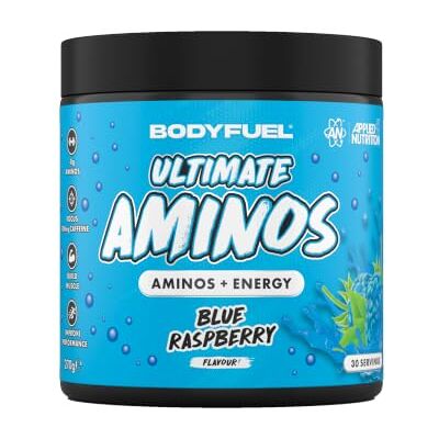 Applied Nutrition BodyFuel Amino Energy BCAA Powder Blue Raspberry 270g BCAA, Amino Acids, L-Glutamine, Citrulline Malate, Taurine, Energy & Focus, 100mg Caffeine per 9g Serving (30 Servings) Applied Nutrition BodyFuel Amino Energy BCAA Powder Blue Raspberry 270g BCAA, Amino Acids, L-Glutamine, Citrulline Malate, Taurine, Energy & Focus, 100mg Caffeine per 9g Serving (30 Servings)