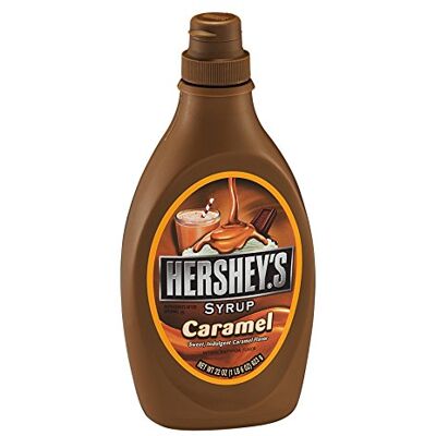 Hershey's Caramel Syrup, 22-Ounce Bottle (Pack of 3) by Hershey's Caramel Syrup, 22-Ounce Bottle (Pack of 3) by