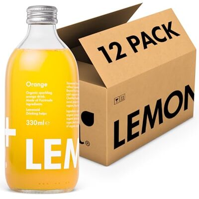 Lemonaid Orange: Sparkling Soft Drink 12 x 330ml Made from fresh juices, never from concentrate. Low calorie and natural. Organic, Fairtrade. Lemonaid Orange: Sparkling Soft Drink 12 x 330ml Made from fresh juices, never from concentrate. Low calorie and natural. Organic, Fairtrade.