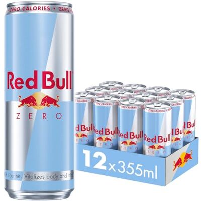 Red Bull Energy Drink Zero 355ml, 12 Pack Red Bull Energy Drink Zero 355ml, 12 Pack