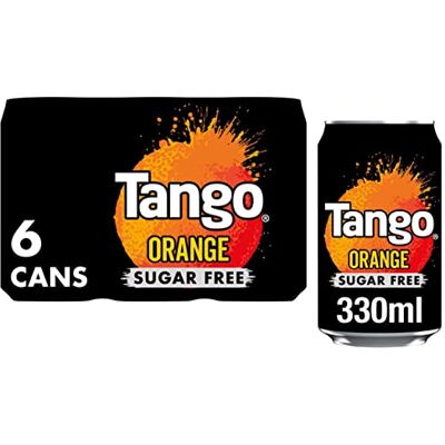 Tango Orange Sugar Free Cans 6 x 330ml Tango Orange Sugar Free Cans 6 x 330ml