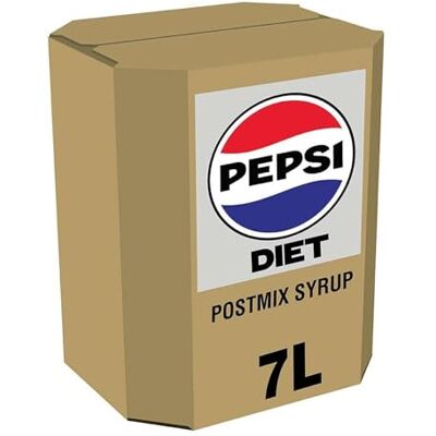 Pepsi Diet Post Mix BIB Syrup for Dispensers Makes 42 Litres Finished Product 7 Litres Pepsi Diet Post Mix BIB Syrup for Dispensers Makes 42 Litres Finished Product 7 Litres