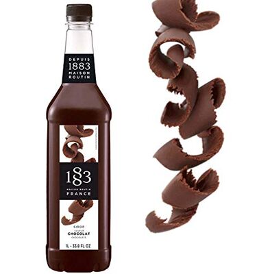 1883 MAISON ROUTIN Maison Routin 1883 Chocolate Syrup, Pet Bottle 1000 Milliliter 1883 MAISON ROUTIN Maison Routin 1883 Chocolate Syrup, Pet Bottle 1000 Milliliter