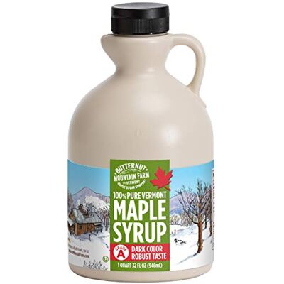 Butternut Mountain Farm Dark Robust Vermont Maple Syrup 945ml Butternut Mountain Farm Dark Robust Vermont Maple Syrup 945ml