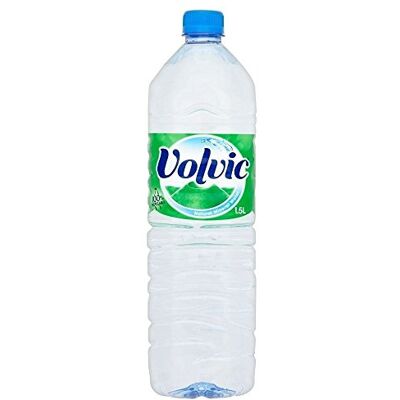 Volvic Natural Mineral Water 1.5L Case of 12 Plastic Bottle Volvic Natural Mineral Water 1.5L Case of 12 Plastic Bottle