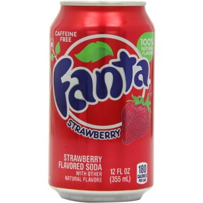 Coca-Cola Fanta Strawberry 355 ml (Pack of 12) Coca-Cola Fanta Strawberry 355 ml (Pack of 12)