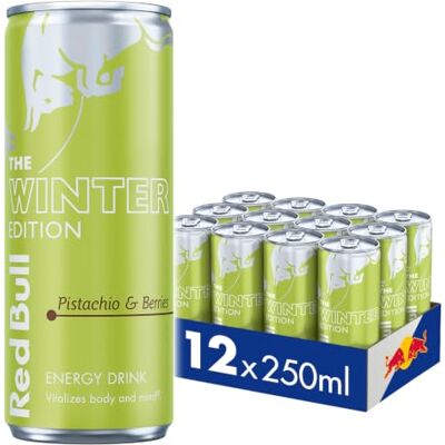 Red Bull Winter Edition Pistachio & Berries Energy Drink 250ml 12 Pack Red Bull Winter Edition Pistachio & Berries Energy Drink 250ml 12 Pack