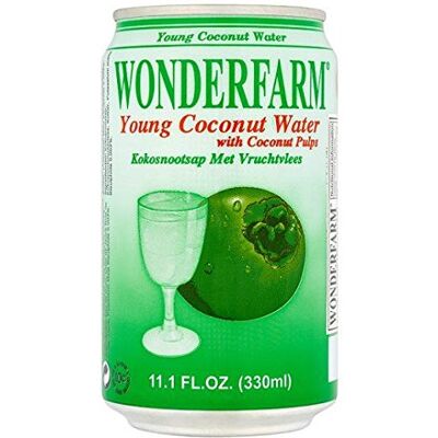 Wonderfarm - Young Coconut Water - 330ml - Coconut Water Wonderfarm - Young Coconut Water - 330ml - Coconut Water