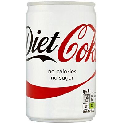 Coca-Cola Diet Coke 150ml Mini Can 24 Pack Coca-Cola Diet Coke 150ml Mini Can 24 Pack