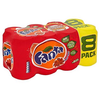 Fanta Fruit Twist (8x330ml) Pack of 2 Fanta Fruit Twist (8x330ml) Pack of 2