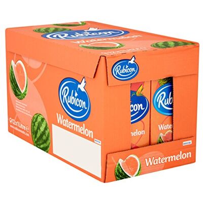 Rubicon Still Watermelon Juice Drink Cartons, 1L Pack of 12 Rubicon Still Watermelon Juice Drink Cartons, 1L Pack of 12