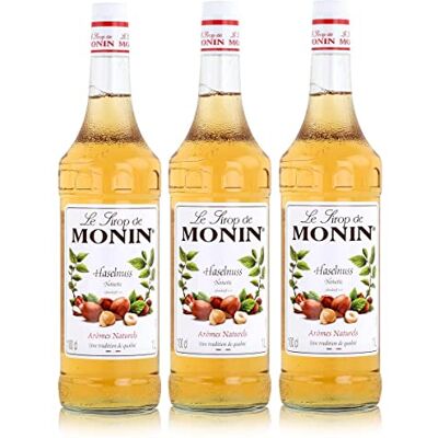 Monin Hazelnut Syrup, 1.0 L, Pack of 3 Monin Hazelnut Syrup, 1.0 L, Pack of 3