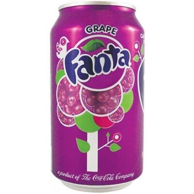 The Coca-Cola Company Fanta Grape 12 OZ (355ml) 24 Cans The Coca-Cola Company Fanta Grape 12 OZ (355ml) 24 Cans