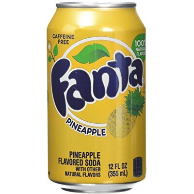 Fanta Pineapple 355 ml (Pack of 12) Fanta Pineapple 355 ml (Pack of 12)