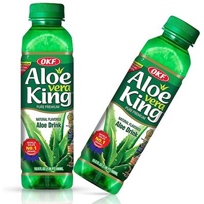 OKF Aloe Vera King Drink, Original, 16.9 Fluid Ounce (Pack of 12) OKF Aloe Vera King Drink, Original, 16.9 Fluid Ounce (Pack of 12)