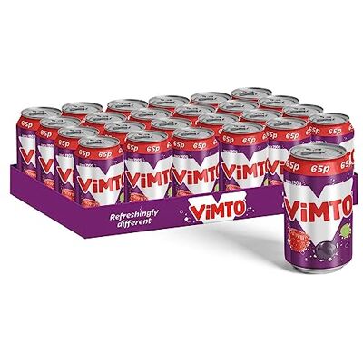 Vimto Fizzy Original Cans 330ml Vimto Fizzy Original Cans 330ml