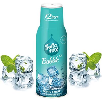 FruttaMax Tonic Syrup – Bitter Drink Mixer with Low Sugar Ideal for Gin & Tonic, Soda Makers & Cocktails Suitable for soda Machine 500ml FruttaMax Tonic Syrup – Bitter Drink Mixer with Low Sugar Ideal for Gin & Tonic, Soda Makers & Cocktails Suitable for soda Machine 500ml