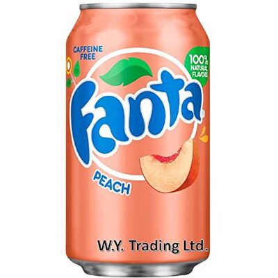 The Coca-Cola Company Fanta Peach Soda 355 ml Pack of 12 The Coca-Cola Company Fanta Peach Soda 355 ml Pack of 12