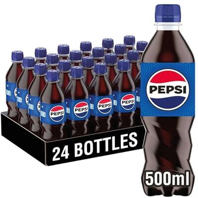 Pepsi Cola 500ml Bottle 24 Pack Pepsi Cola 500ml Bottle 24 Pack