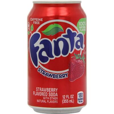 Fanta Strawberry Soda 355 ml (Pack of 6) Fanta Strawberry Soda 355 ml (Pack of 6)