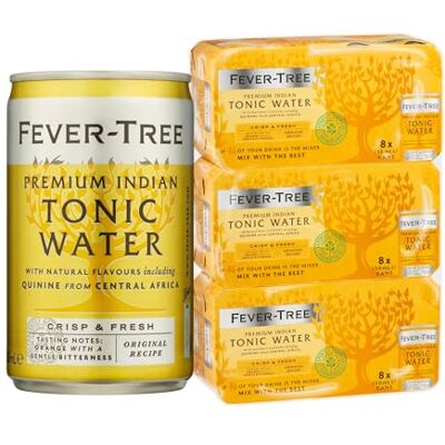 Fever-Tree - Indian Tonic Water - 8 x 150 ml - Pack 24 - Tonic Water Fever-Tree - Indian Tonic Water - 8 x 150 ml - Pack 24 - Tonic Water