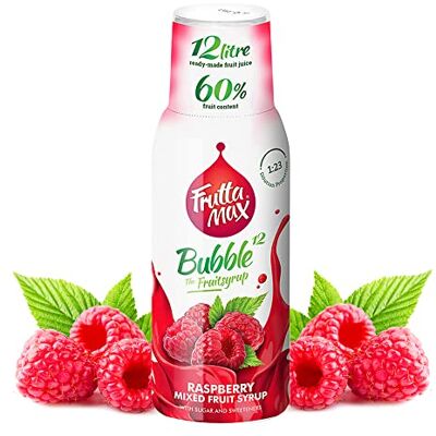 FruttaMax Raspberry Syrup Less Sugar 60% Real Fruit Concentrate Suitable for soda Machine 500ml FruttaMax Raspberry Syrup Less Sugar 60% Real Fruit Concentrate Suitable for soda Machine 500ml
