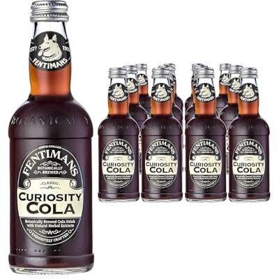 Fentimans Curiosity Cola Botanically Brewed Cola Exquisitely Crafted & Refreshing Soft Drinks Gluten-Free and Vegan Friendly Soft Drinks 12 x 275ml Bottles Fentimans Curiosity Cola Botanically Brewed Cola Exquisitely Crafted & Refreshing Soft Drinks Gluten-Free and Vegan Friendly Soft Drinks 12 x 275ml Bottles