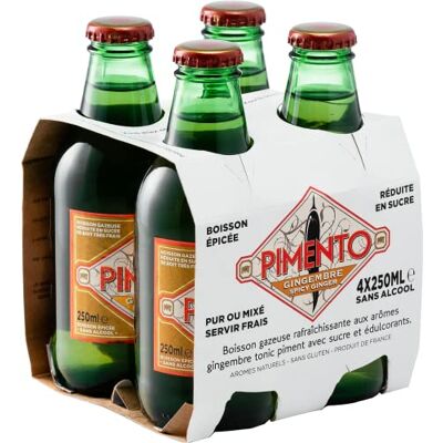 Pimento 4x250ml Spicy Ginger Beer Alcohol Free Pimento 4x250ml Spicy Ginger Beer Alcohol Free