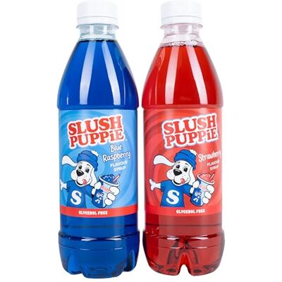 Fizz Creations Slush Puppie Syrup 2-Pack, Blue Raspberry & Strawberry Fizz Creations Slush Puppie Syrup 2-Pack, Blue Raspberry & Strawberry